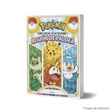 Imagen de portada del libro Pokémon libro de actividades paldea 9786287688070