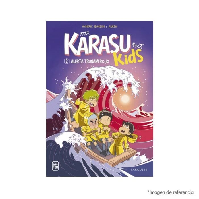 Imagen de portada del Libro Karasu Kids. Alerta Tsunami rojo 9788419436214