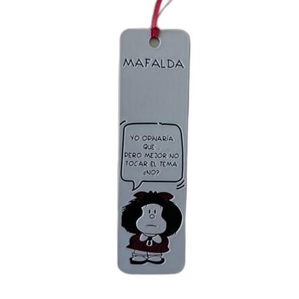 Imagen de portada del Separador de libros de Mafalda frase divertida SP 0002